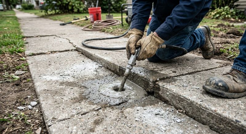 Concrete Leveling in Des Moines, IA