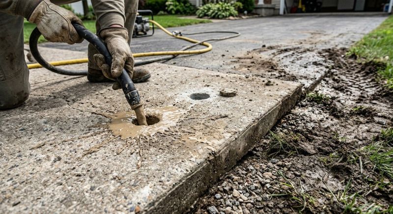 Patio Mudjacking in San Antonio, TX